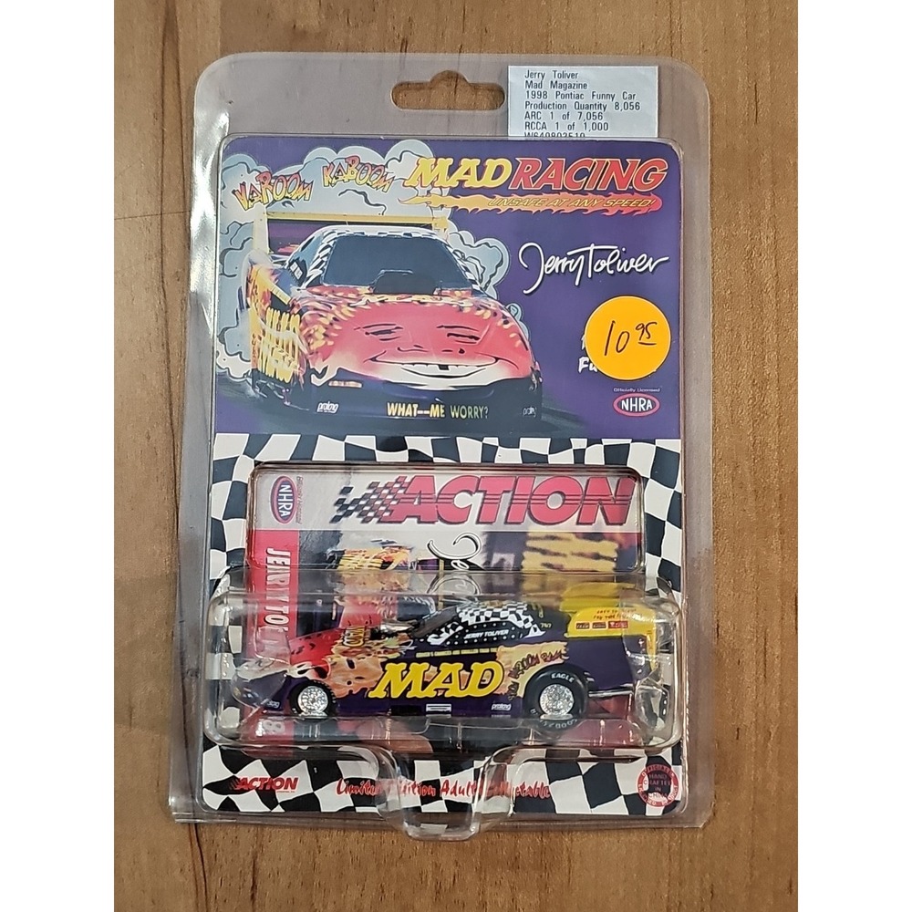 Jerry Toliver Mad Magazine 1998 Pontiac‎ Funny Car  NHRA  1:64 Action